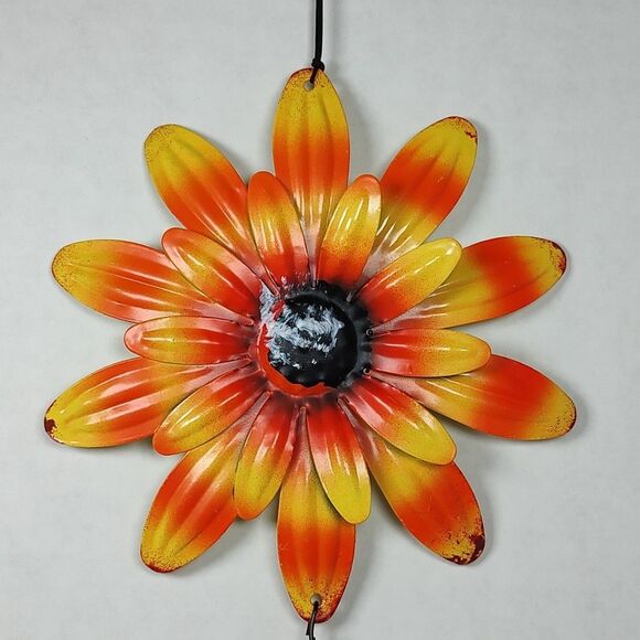 Trueliving Indoor Outdoor Multicolor Flower Wind Chime Sunflower Daisy Floral - Picture 3 of 10